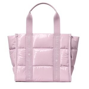 New Kate Spade Kip Puffy Small Tote Lavender Smoke